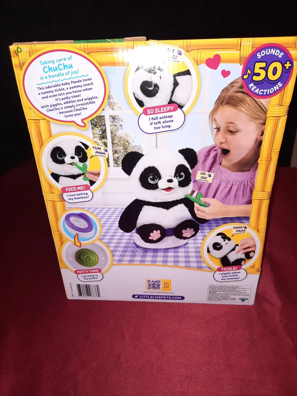 Little Live Pets MY Baby Panda 'ChuChu'  Plush Toy  Interactive Panda